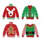Big Dot of Happiness Ugly Sweater - DIY Shaped Holiday and Christmas Paper Cut-Outs - 24 Count